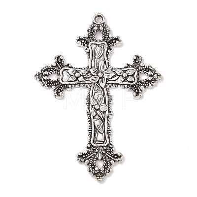 Tibetan Style Alloy Big Gothic Pendants LS-TIBEP-A20541-AS-FF-1