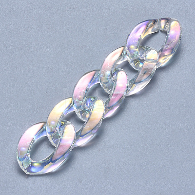 Transparent Acrylic Linking Rings X-OACR-S036-001A-D01-1