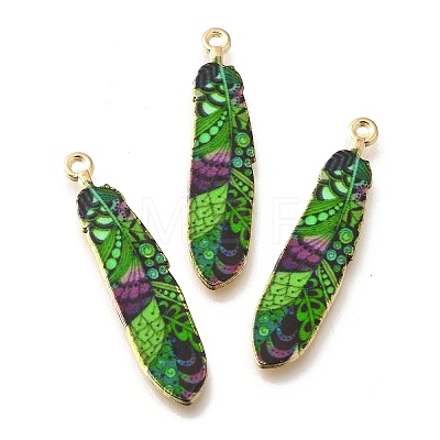 Alloy Enamel Pendants FIND-G078-34G-05-1