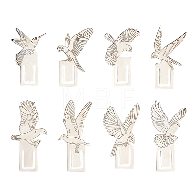 3 Sets 201 Stainless Steel Bookmarks STAS-DR0001-09B-1