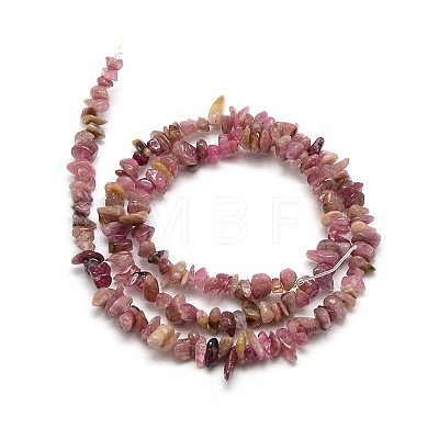 Natural Red Tourmaline Beads Strands X-G-P035-15-1