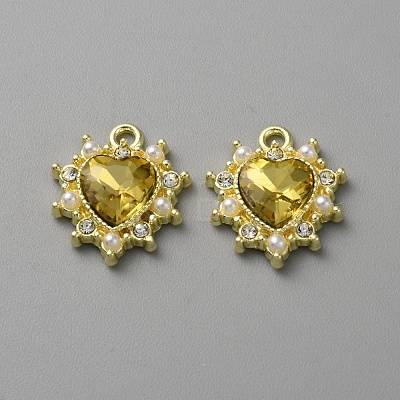 Golden Alloy Pendants FIND-WH0160-61F-1