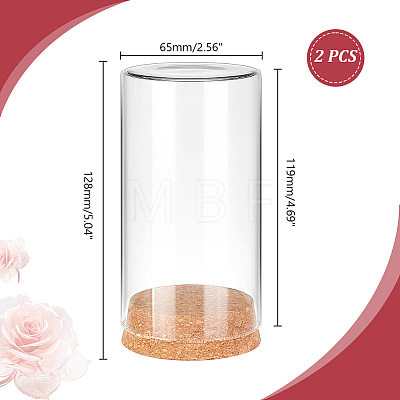 Empty Glass Jar LS-AJEW-WH0083-46A-1