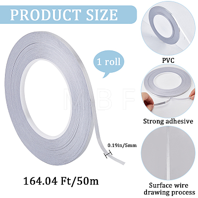 PVC Plastic Edge Banding AJEW-WH0010-62A-02-1