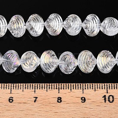 Electroplate Glass Beads Strands EGLA-T021-11A-1