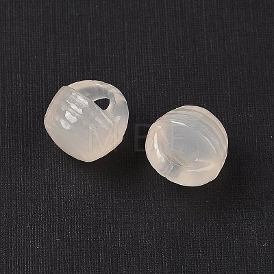 Natural White Chalcedony Basket Charms G-F773-03-1