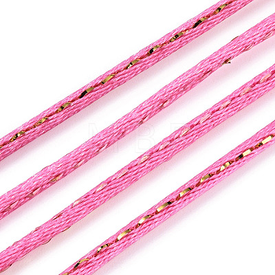 Metallic Stain Beads String Cords NWIR-R024-105-1