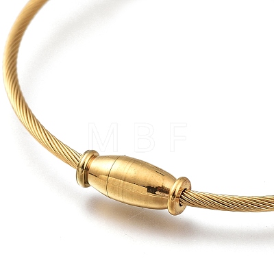 304 Stainless Steel European Bracelets BJEW-H531-05G-1