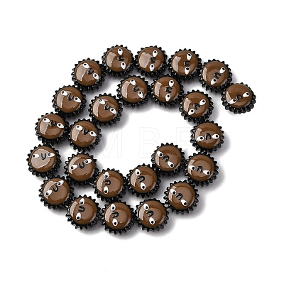 Fuuny Baking Paint Glass Enamel Beads LAMP-Q045-01B-1