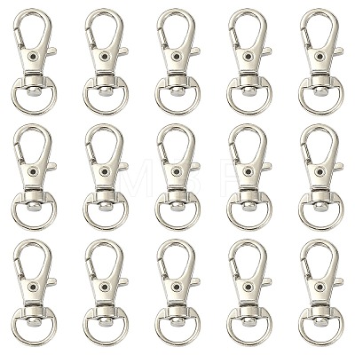 10Pcs Alloy Swivel Lobster Claw Clasps PALLOY-CJ0002-68-1