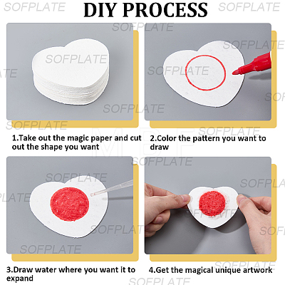 30Pcs DIY Blank Paint Sponges DIY-CP0013-84-1