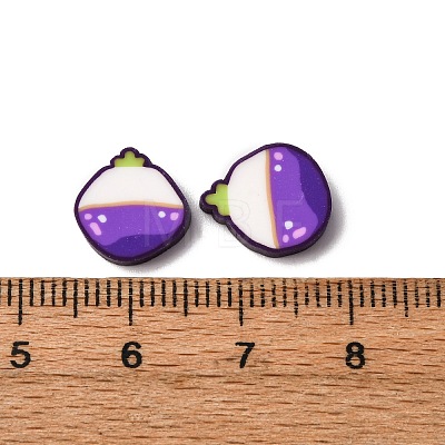 Handmade Polymer Clay Cabochons CLAY-B007-03G-1
