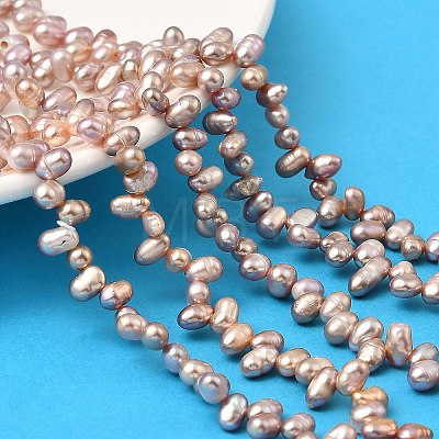 Natural Cultured Freshwater Pearl Beads Strands PEAR-I007-04A-01B-1