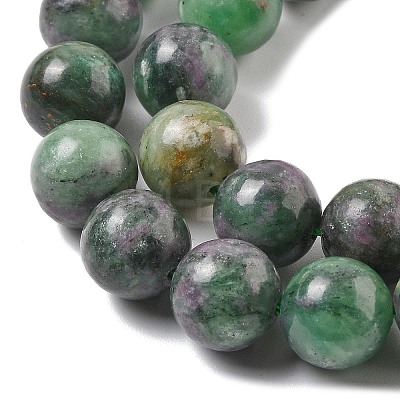 Natural Ruby in Zoisite Beads Strands G-R011-A02-01-1