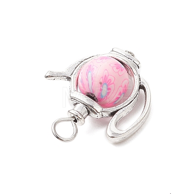 Handmade Polymer Clay Pendants PALLOY-JF04074-1