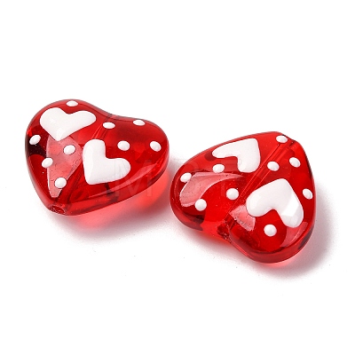 Glass Enamel Beads GLAA-Q125-01A-06-1