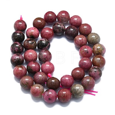 Natural Rhodonite Beads Strands G-K245-A11-05-1
