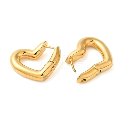 Real 18K Gold Plated 304 Stainless Stee Hoop Earrings EJEW-U009-02G-10-1