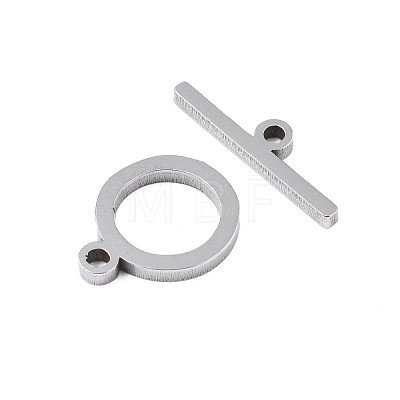 304 Stainless Steel Toggle Clasps STAS-N095-139-1