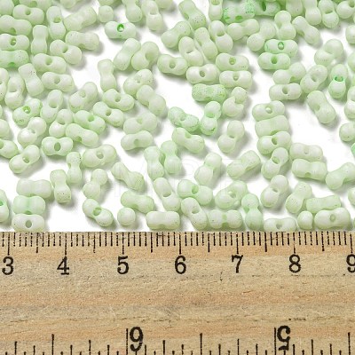 Macaron Color Opaque Frosted Glass Seed Beads SEED-K009-12B-06-1