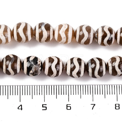 Tibetan Style dZi Beads G-U006-06B-02-1