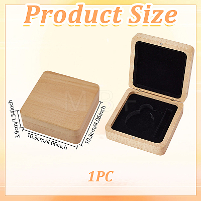 Wood Badge Packing Magnetic Boxes CON-WH0043-307-1