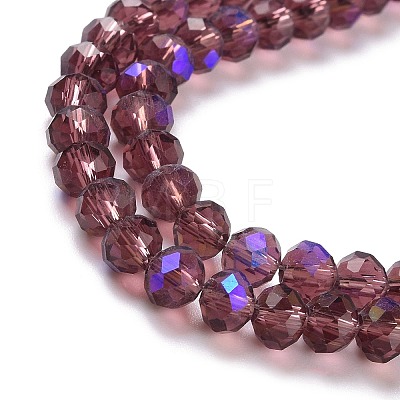 Electroplate Glass Beads Strands EGLA-A034-T1mm-L14-1