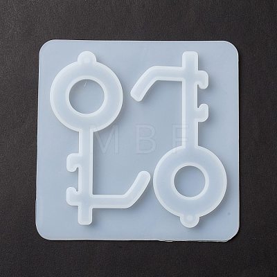 Key Shape DIY Pendant Silicone Molds DIY-F114-12-1