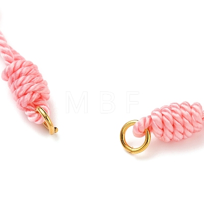 Adjustable Braided Nylon Cord Bracelet Making AJEW-JB00758-02-1