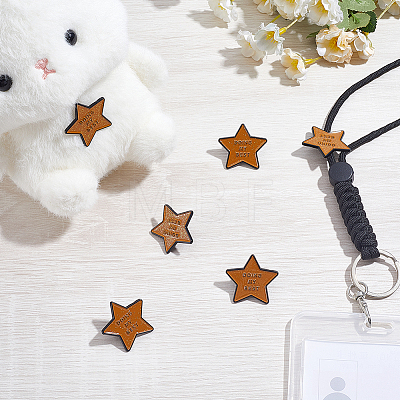 6Pcs Star with Word Doing My Best Enamel Pins JEWB-HY0001-62-1