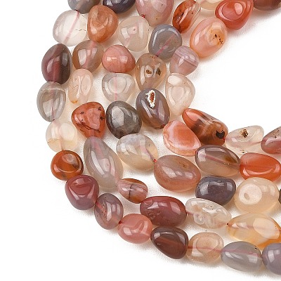 Natural Agate Beads Strands G-P623-A02-02-1