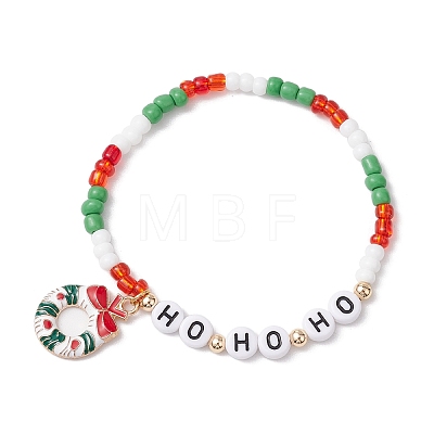 3Pcs Glass Stretch Bracelet Sets BJEW-MZ00106-1