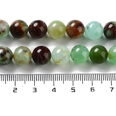 Natural Chrysoprase Beads Strands G-G057-A01-01-1