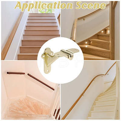 Zinc Alloy Staircase Handrail Bracket FIND-WH0149-99-1