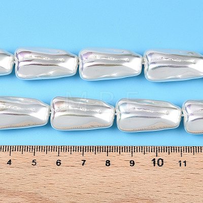 Transparent Spray Painted Glass Beads Strands GLAA-N001-41-1