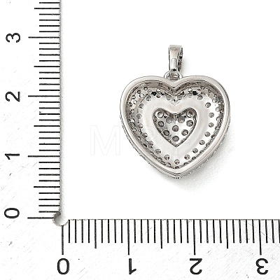 Brass Micro Pave Cubic Zirconia Pendants KK-CBA74BF-12P-02A-1