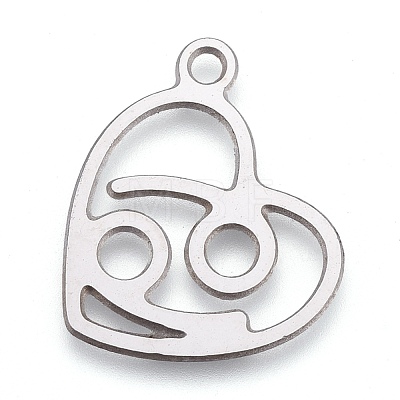 Non-Tarnish 304 Stainless Steel Pendants STAS-M228-A01-01P-1