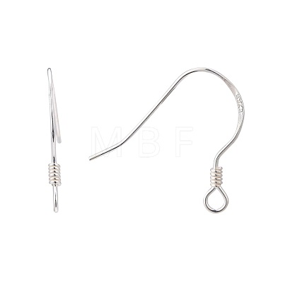 925 Sterling Silver Earring Hooks STER-K167-049A-S-1