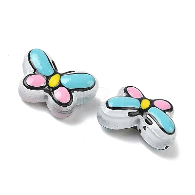 Transparent Glass Enamel Beads LAMP-C023-02A-1
