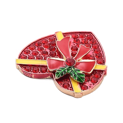 Christmas Alloy Rhinestone Cabochons FIND-U016-03G-03-1