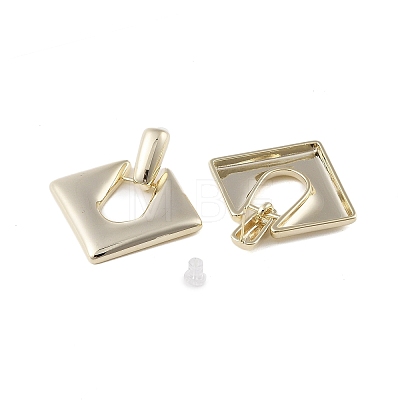 Brass Pendants Stud Earrings EJEW-B046-10G-1