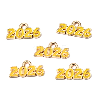 Alloy Enamel Pendants ENAM-D319-01KCG-05-1