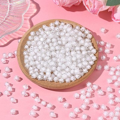 Transparent Acrylic Beads LS-TACR-S112-8mm-01-1