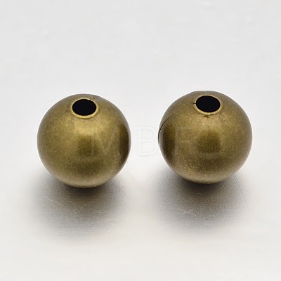 Brass Beads ECR8MM-AB-NF-1