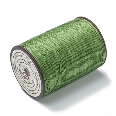 Round Waxed Polyester Thread String YC-D004-02D-033-1
