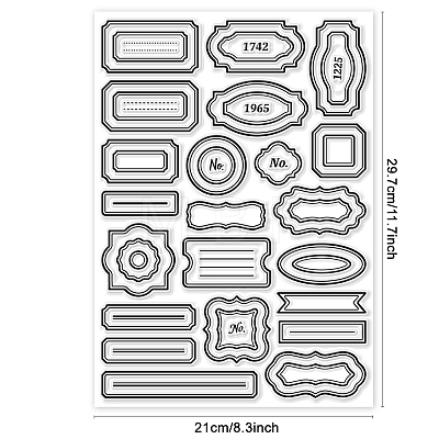 Custom PVC Plastic Stamps DIY-WH0296-0035-1