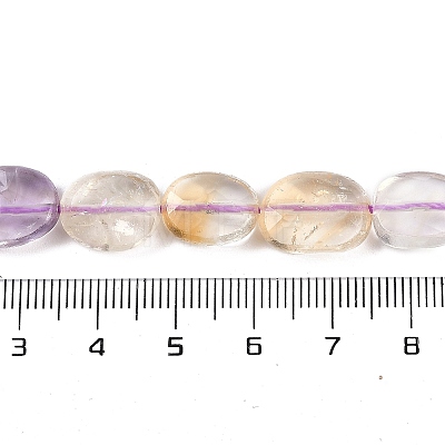 Natural Ametrine Beads Strands G-B125-K01-01-1