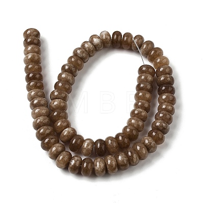 Dyed Natural White Jade Beads Strands G-G107-A31-01-1