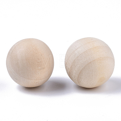 Unfinished Wood Beads X-WOOD-T014-20mm-1
