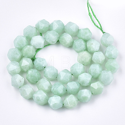 Natural Myanmar Jade/Burmese Jade Beads Strands G-T108-27C-1